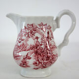 Set of 6 cups with saucers and milk jug The Hunter, England vintage