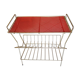 Side table with magazine rack