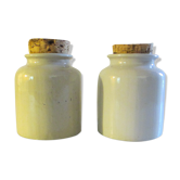 2 sandstone pots