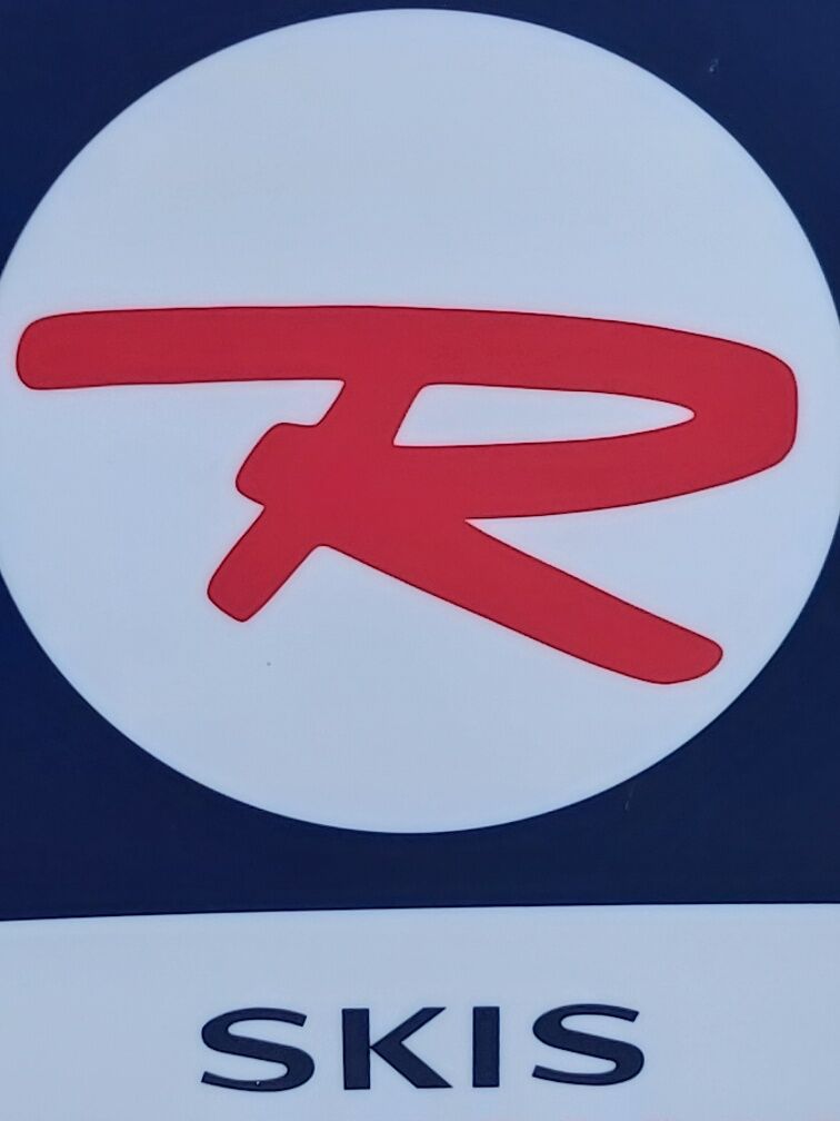 Bright sign vintage skis Rossignol