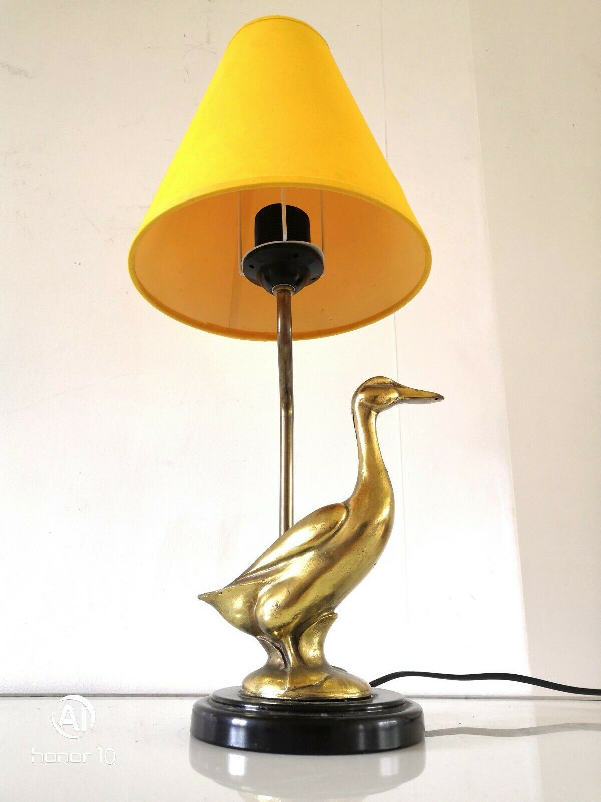 Vintage duck lamp