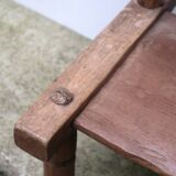 Antique African Baoulé wooden chair, early 20th century