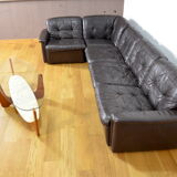 Salon cuir modulable vintage 1970 / 1980