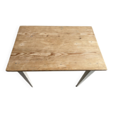 White patinated wooden table