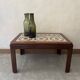 Coffee Table in Teak and Tiles