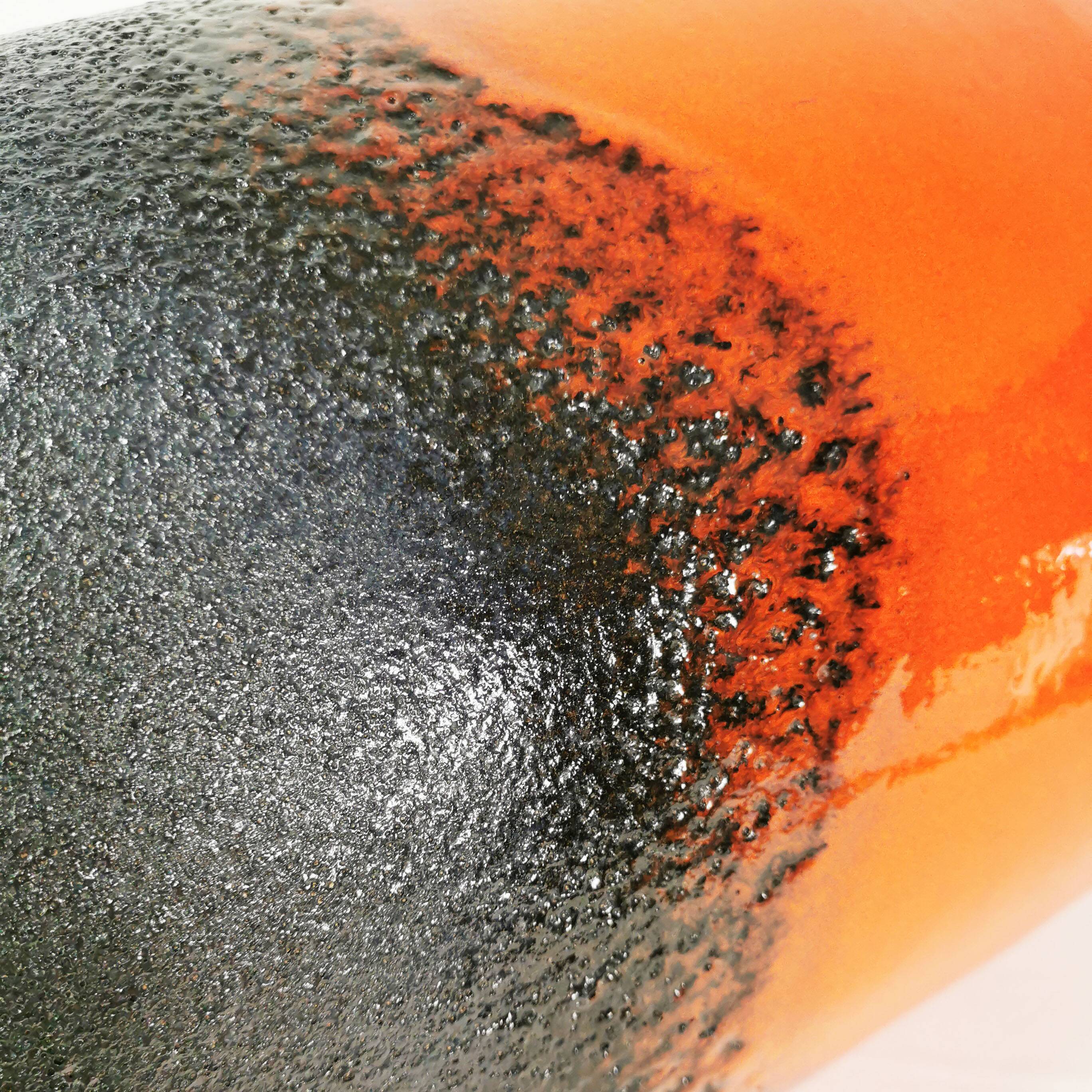 Large Scheurich ceramic vase, Fat Lava, Germany 1960s