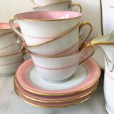 Coffee service x 8 porcelain from Vierzon