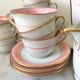 Coffee service x 8 porcelain from Vierzon