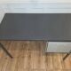 Bureau vintage industriel Gispen avec caisson 3 tiroirs
