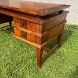 Vintage exotic wood desk 80/90