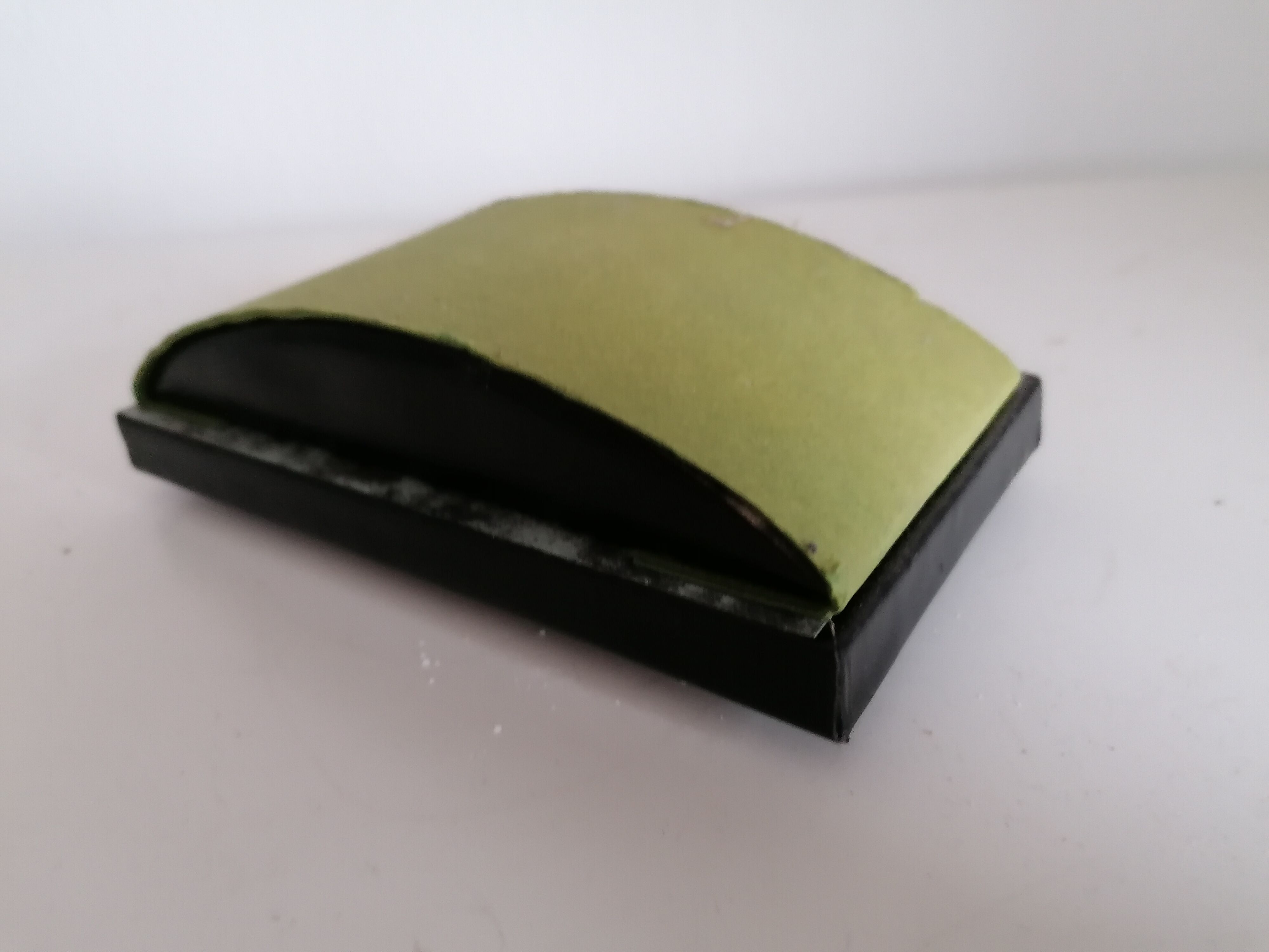 5-piece stitched leather desk set