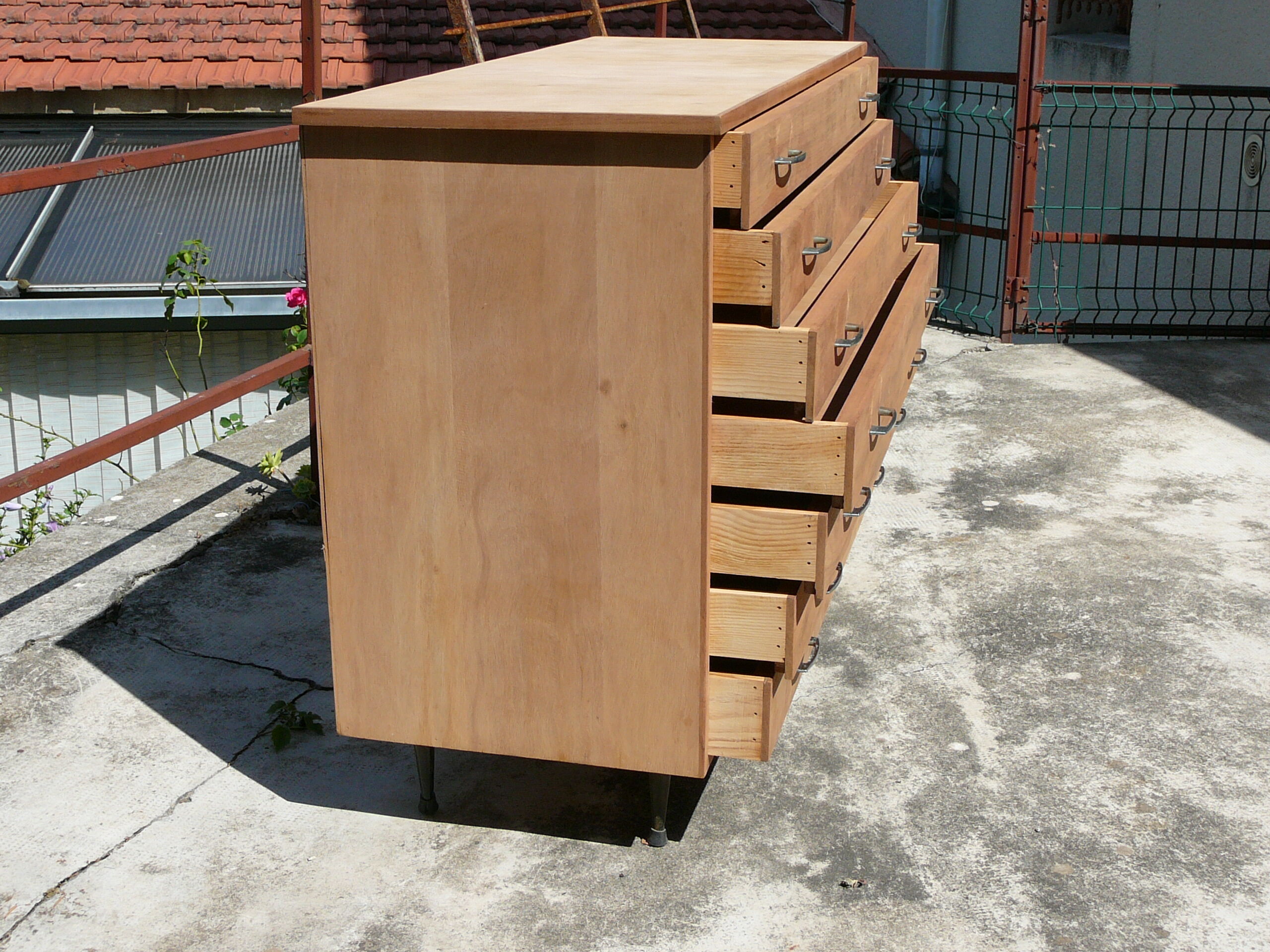 Chest of 7 drawers vintage craft furniture