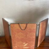 Large triptych barber mirror