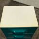 Commode vintage bleu canard 1970