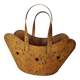 basket-shaped planter in patinated iron