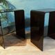 Tables de chevet plexiglas 1970