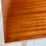 Mahogany dining table with extension cords