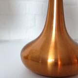 Pair of table lamps Orient copper finish Jo Hammerborg for Fog & Morup, Denmark, 1960s