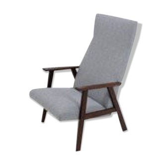Danish teak highback easy chair 1960s