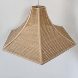 Vintage suspension, wooden slats, France, 1980.