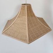 Vintage suspension, wooden slats, France, 1980.