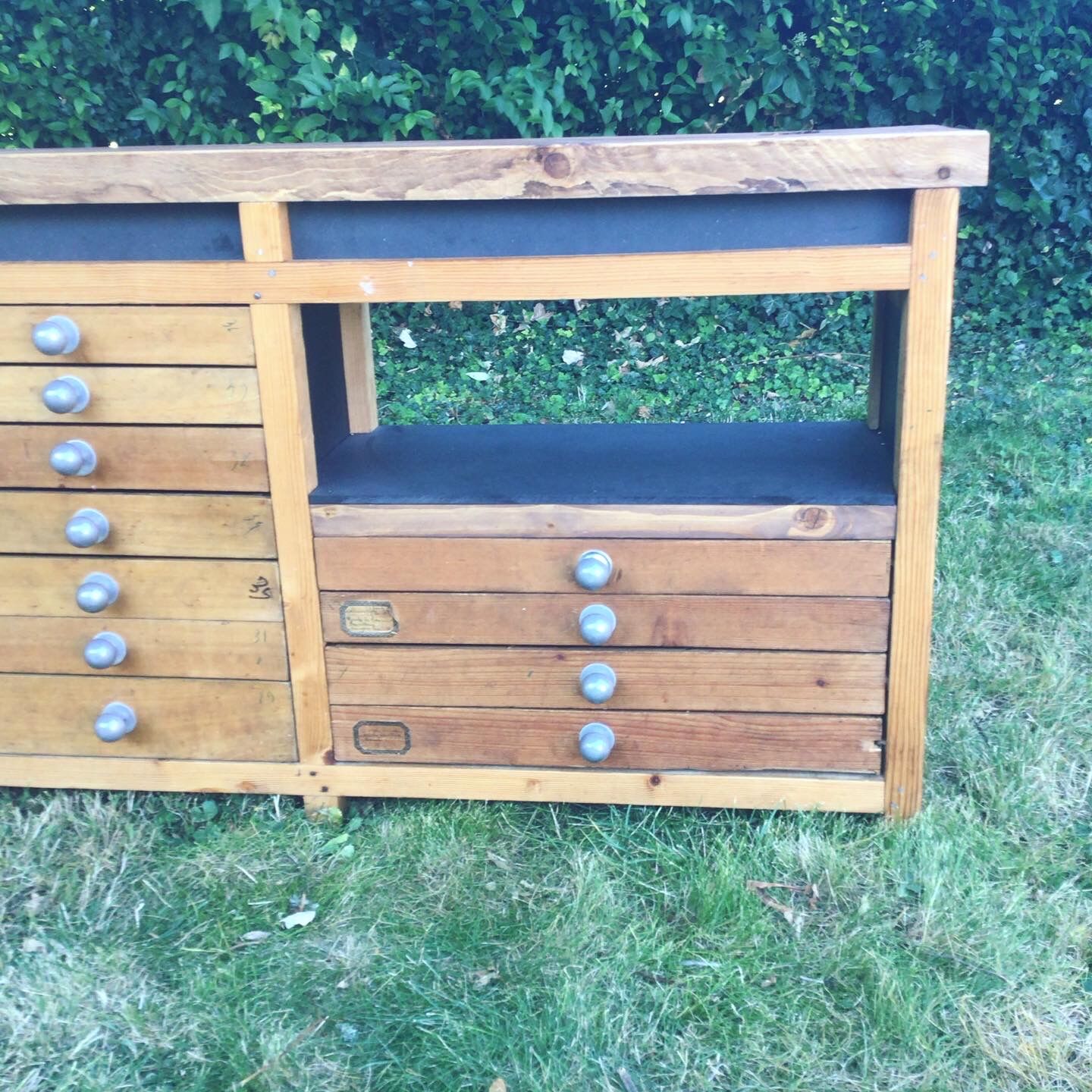 Haberdashery furniture in solid wood