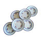 6 assiettes creuses Badonviller