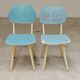 Lot de 2 chaises Tchécoslovaque
TON Bystrice Thonet Blanche et bleue