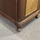 1950s English desk in walnut and oak