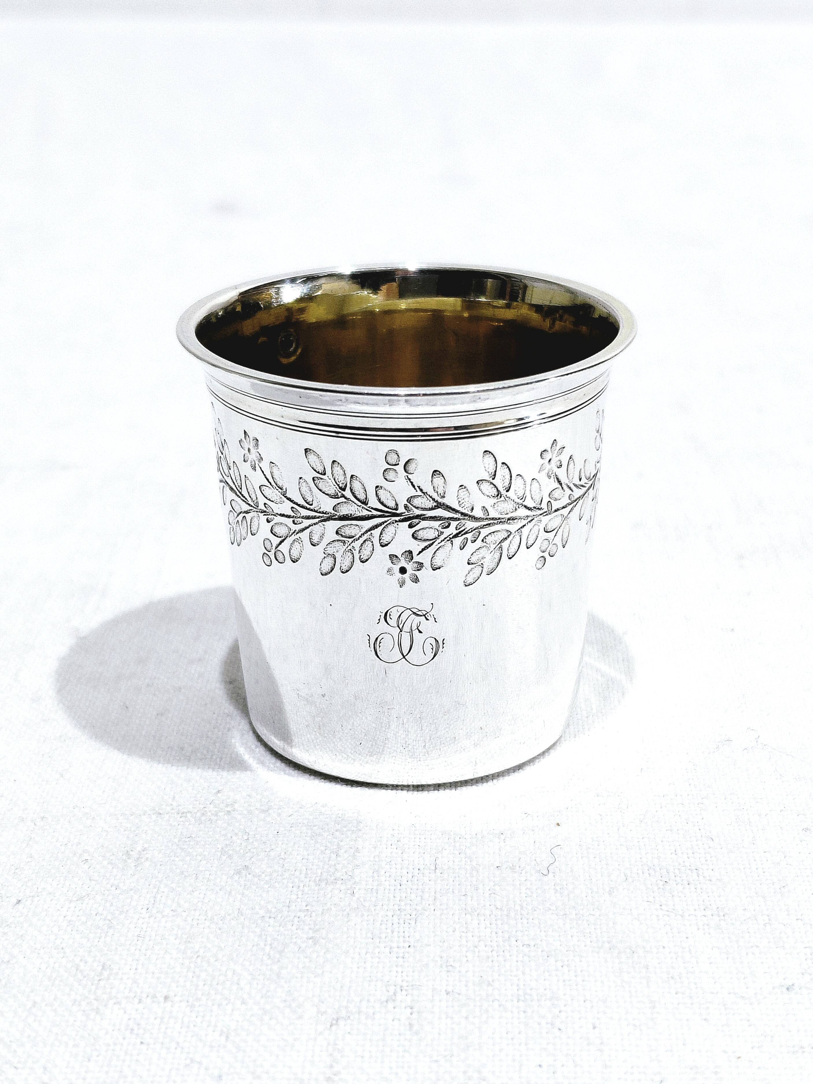 Hippolyte Fournerot - 6 Silver Liqueur Glasses