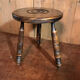 Tabouret bas  vintage 1970