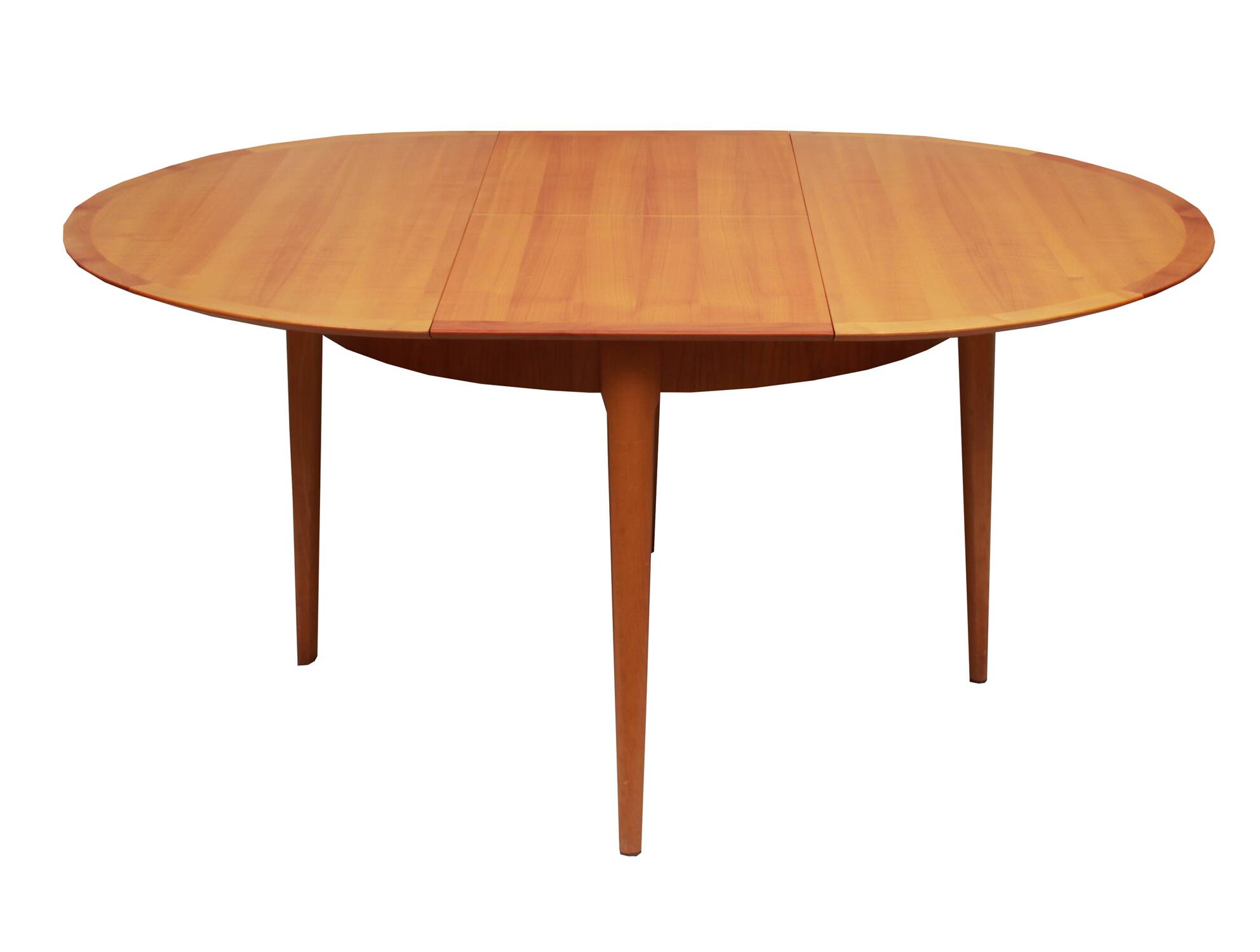 1960s round diningtable in cherrywood from LÜBKE
