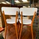 Series of 4 vintage chairs