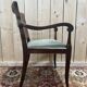 Suite de 6 fauteuils anglais en cannage
