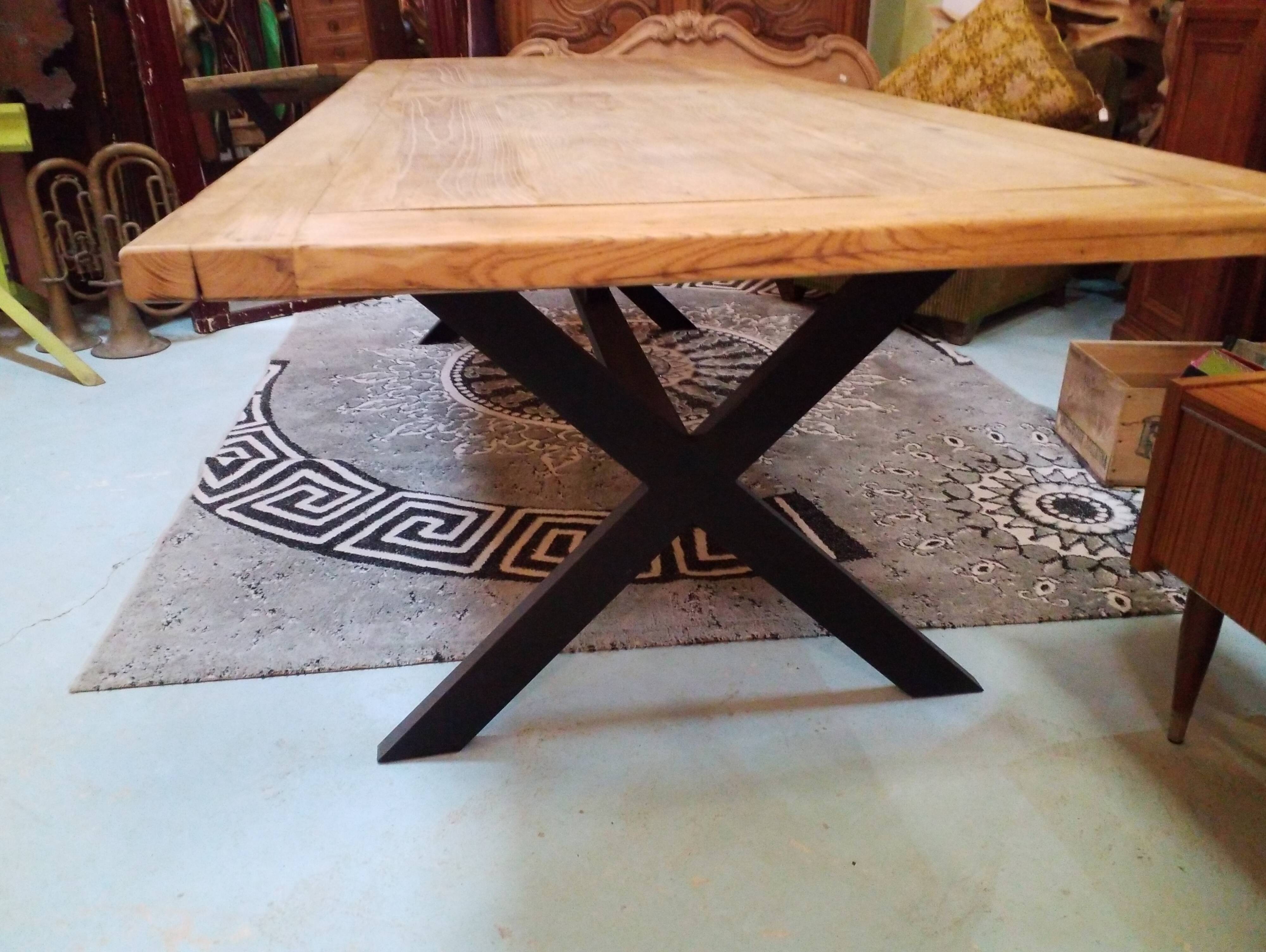 Industrial farm table