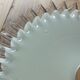 Vintage opaline lampshade (flat scalloped shape)