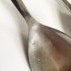 Salad servers with bamboo handles