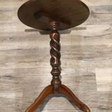 Wooden serving trolley