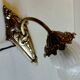 Art Nouveau wall light in bronze and glass - early 20th century
