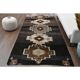 1970s Turkish Hand-Knotted Wool Cotton Brown Runner Rug 149x320