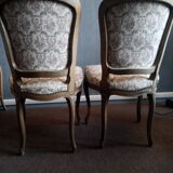 Louis XV style table and 4 chairs