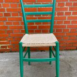 Lot de 4 chaises en bois dans le modèle italien de Chiavari