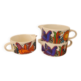 Set of 3 Villeroy and Boch Acapulco milk jugs / creamers