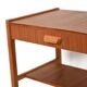 Pair of Scandinavian teak bedside tables from the 1960s