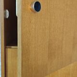 Vintage oak veneered wardrobe 1960