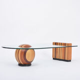 Table basse italienne des années 1970 par Massimo et Lella Vignelli pour Casigliani