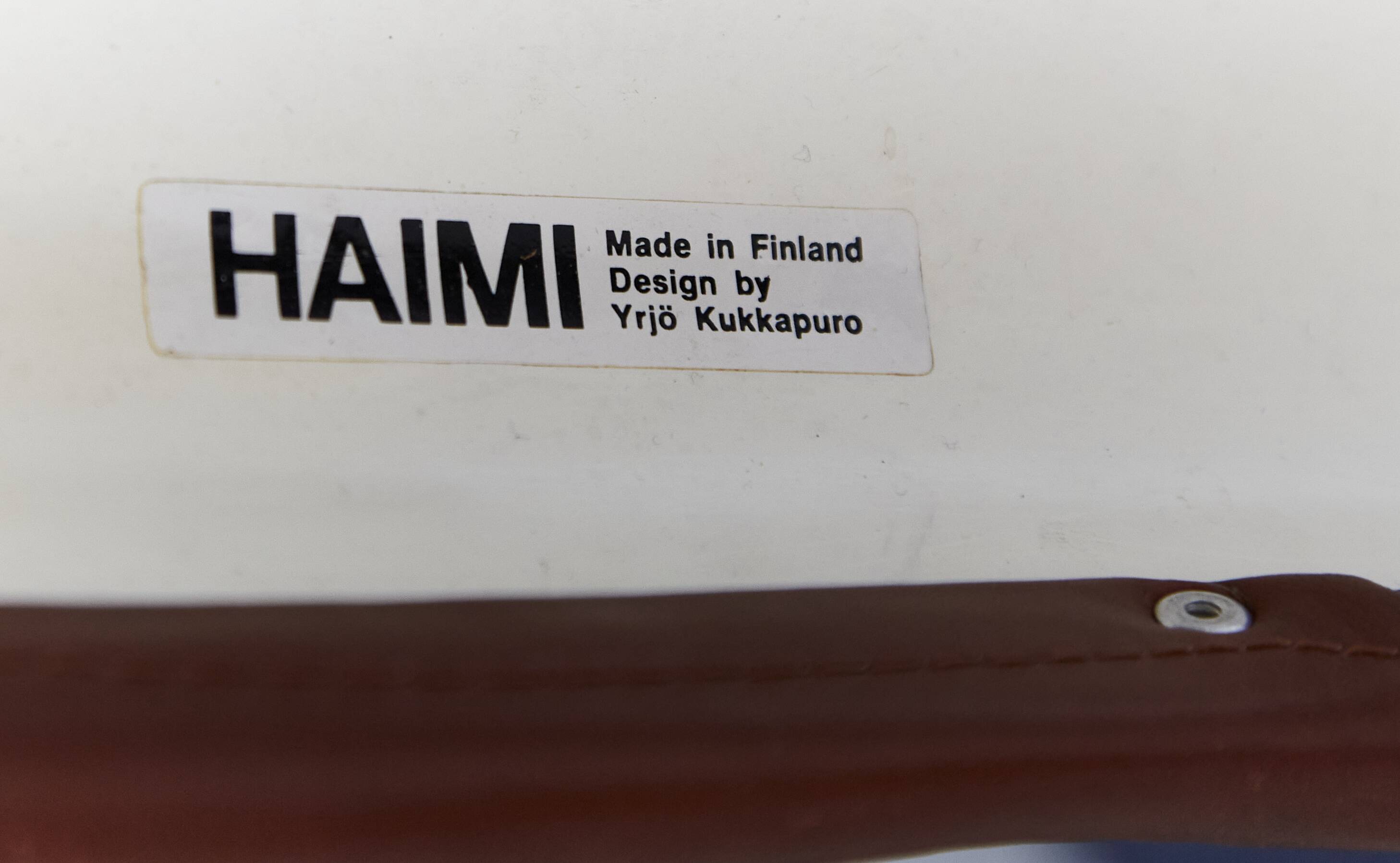 Yrjö Kukkapuro Karuselli Chair & Ottomane for Haimi, 1965