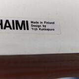 Fauteuil et Ottoman Yrjö Kukkapuro Karuselli pour Haimi, 1965