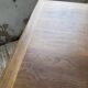 Grande table de ferme XL chêne « carrée » conférence 1950