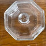Arcoroc octagonal transparent glass candy box